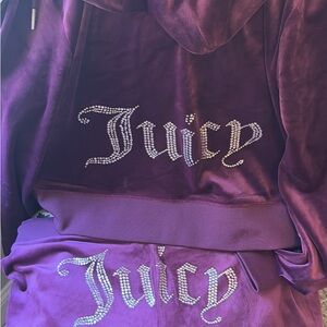 Juicy Couture Purple Velour Tracksuit